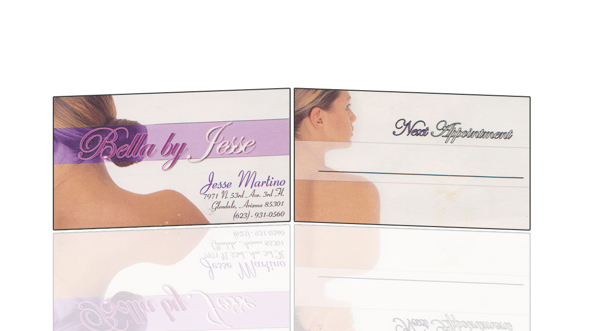 Bella Beauty Salon Business Card
