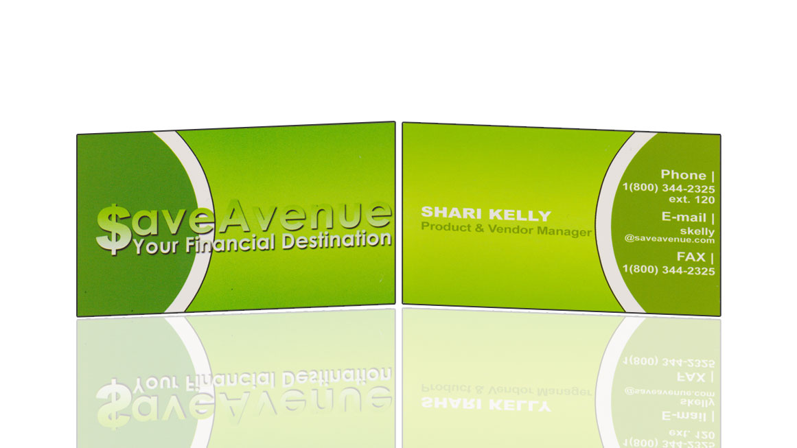 Save Avenue Business Card
