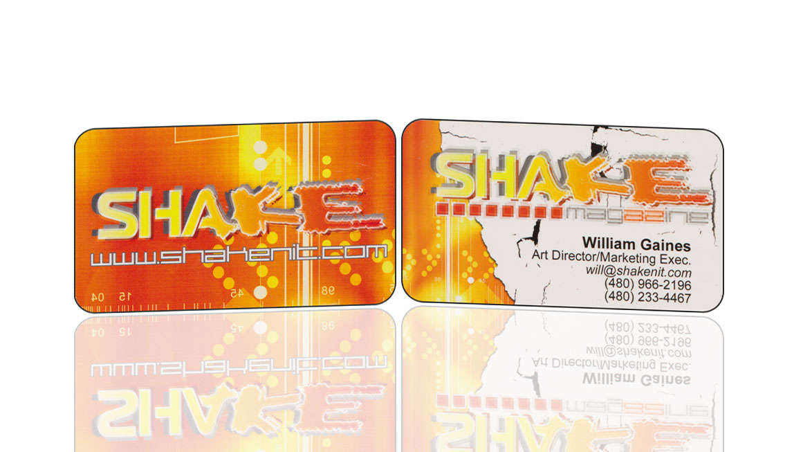 Shake Magazine Business Card